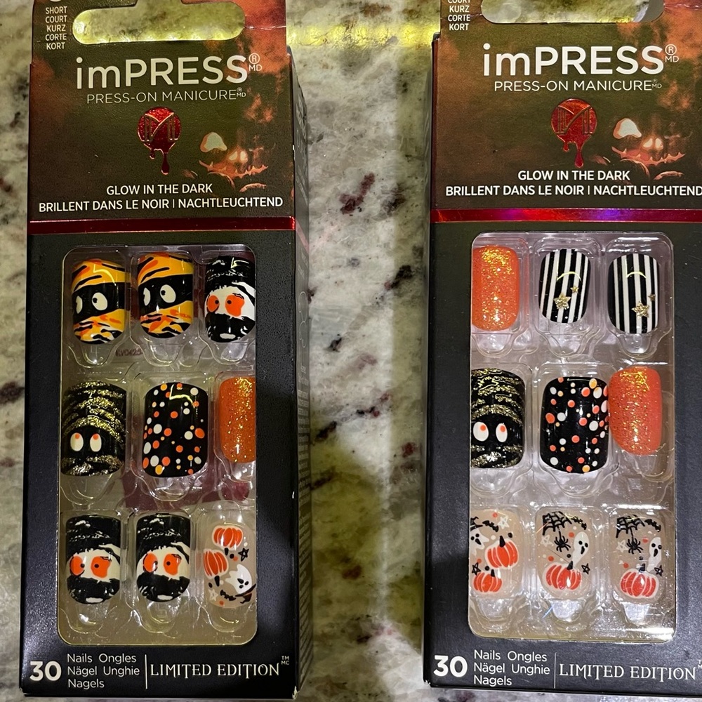 ImPress press on manicure Halloween
